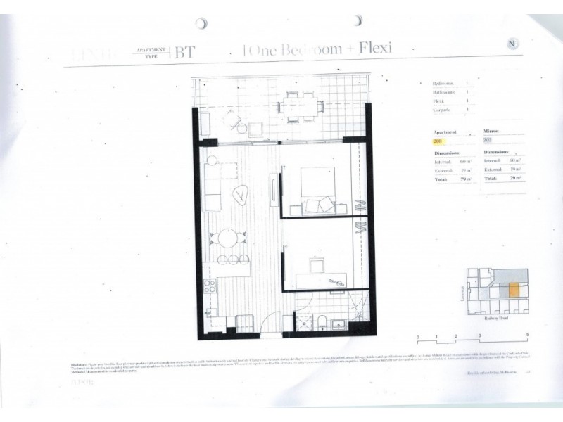 203/2-6 Railway Road, Cheltenham VIC 3192 Floorplan