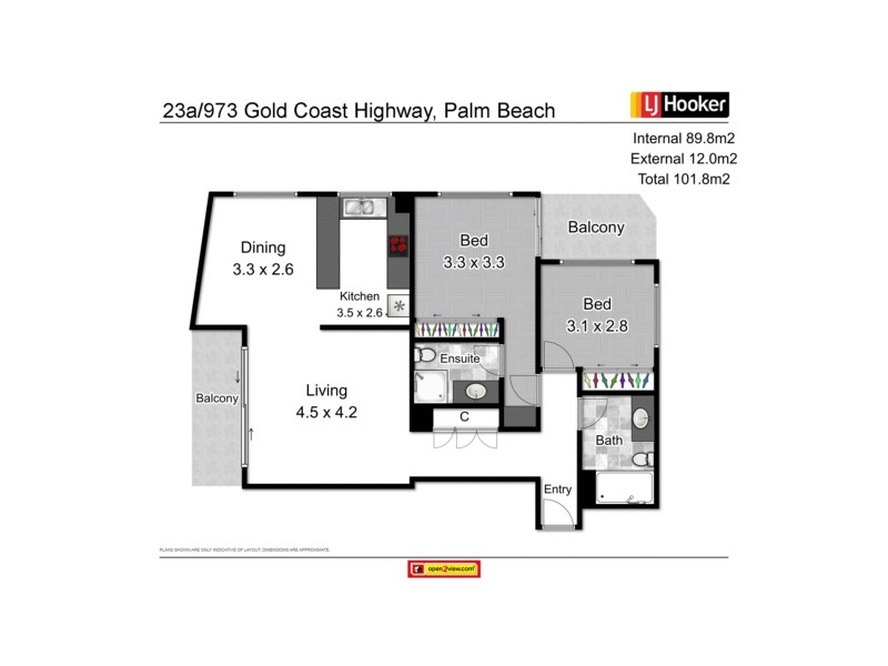 23A/973 Gold Coast Highway, Palm Beach QLD 4221 Floorplan