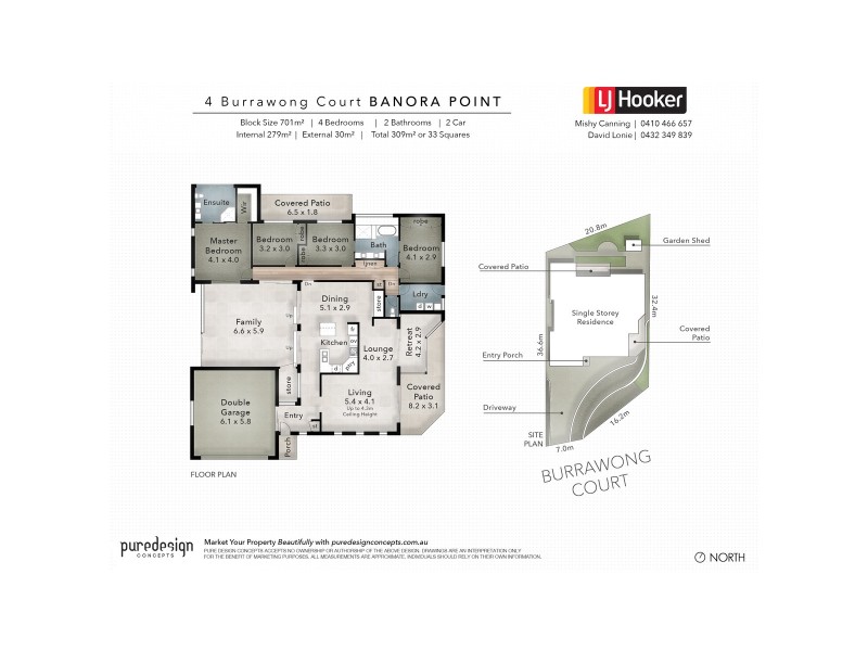 4 Burrawong Court, Banora Point NSW 2486 Floorplan