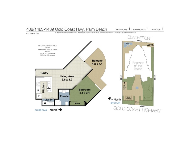 408/1483-1489 Gold Coast Highway, Palm Beach QLD 4221 Floorplan