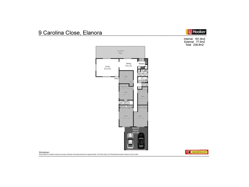 9 Carolina Close, Elanora QLD 4221 Floorplan