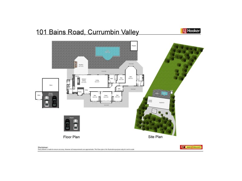 101 Bains Road, Currumbin Valley QLD 4223 Floorplan