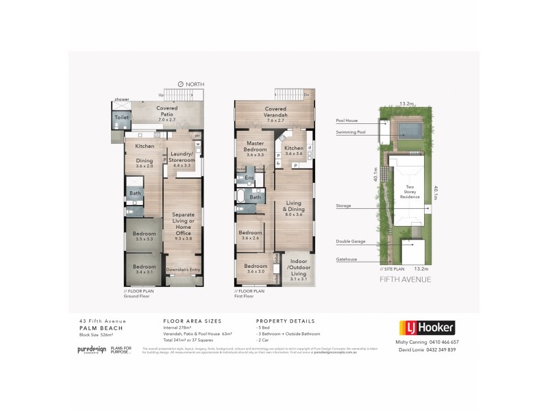 43 Fifth Avenue, Palm Beach QLD 4221 Floorplan