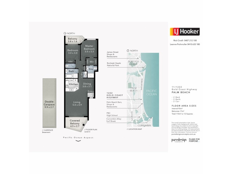11/1222 Gold Coast Highway, Palm Beach QLD 4221 Floorplan