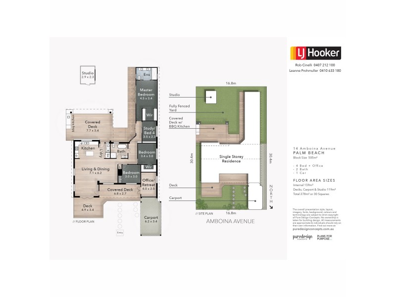 14 Amboina Avenue, Palm Beach QLD 4221 Floorplan