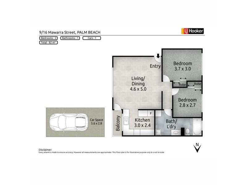 9/16 Mawarra Street, Palm Beach QLD 4221 Floorplan
