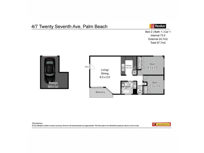 4/7 Twenty Seventh Avenue, Palm Beach QLD 4221 Floorplan