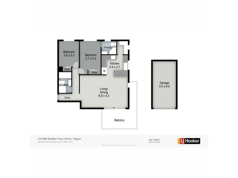 12/369 Golden Four Drive, Tugun QLD 4224 Floorplan