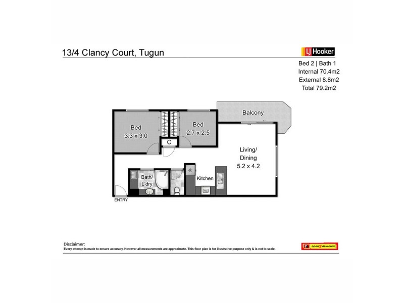 13/4 Clancy Court, Tugun QLD 4224 Floorplan
