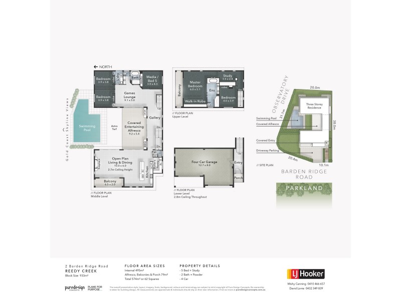 2 Barden Ridge Road, Reedy Creek QLD 4227 Floorplan