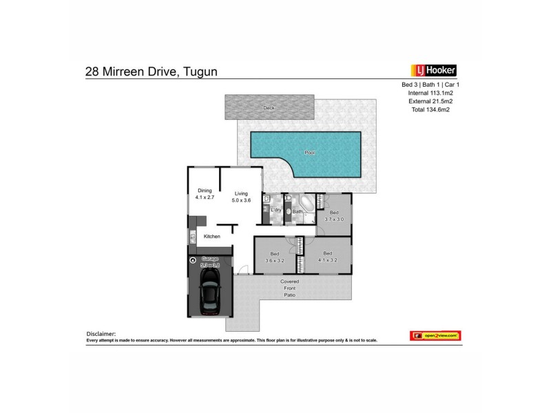28 Mirreen Drive, Tugun QLD 4224 Floorplan