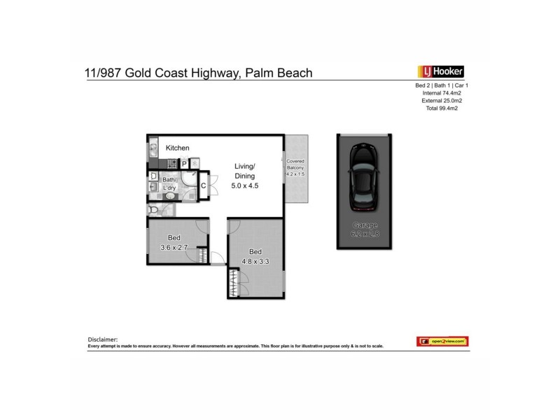 11/987 Gold Coast Highway, Palm Beach QLD 4221 Floorplan