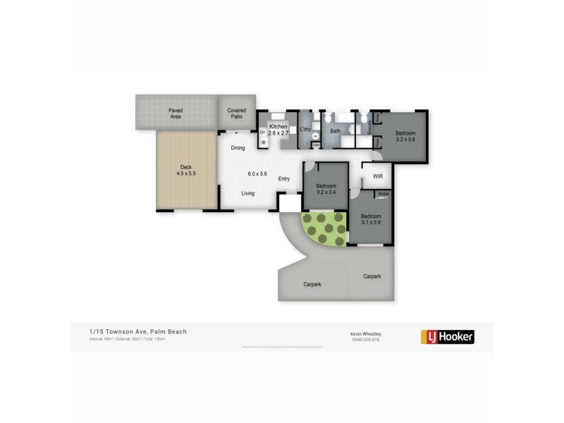 1/15 Townson Avenue, Palm Beach QLD 4221 Floorplan