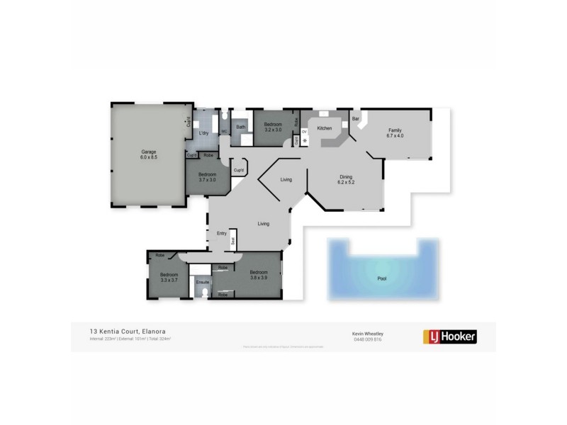 13 Kentia Court, Elanora QLD 4221 Floorplan