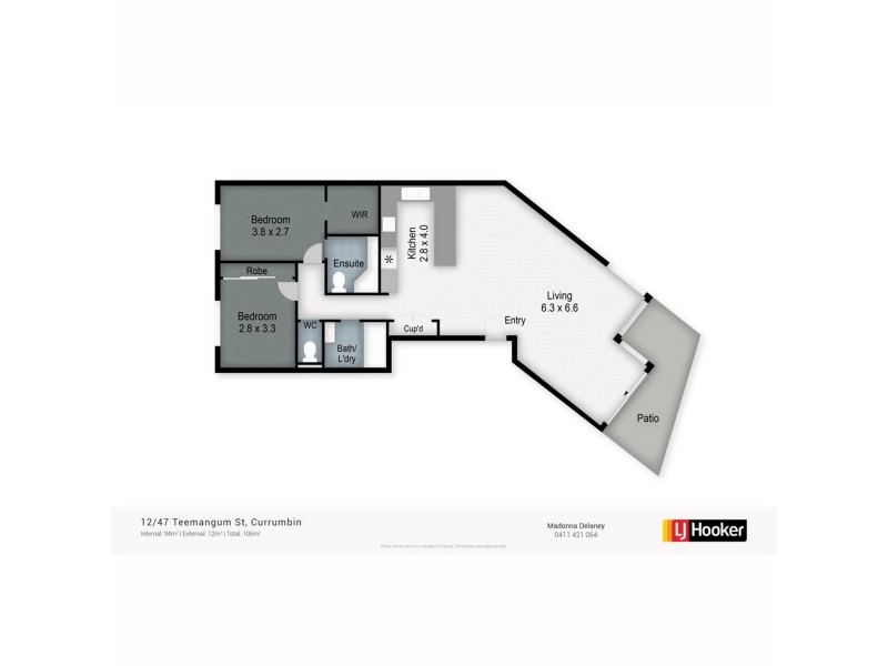 12/47 Teemangum Street, Currumbin QLD 4223 Floorplan