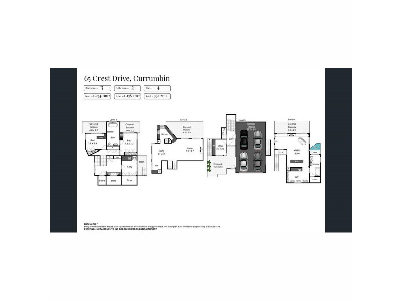 65 Crest Drive, Currumbin QLD 4223 Floorplan