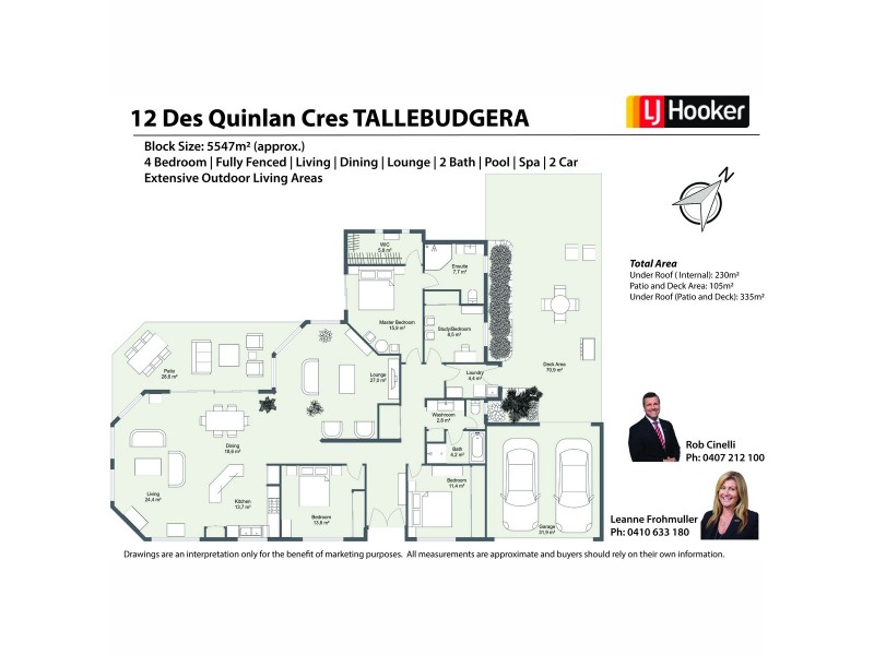 12 Des Quinlan Crescent, Tallebudgera QLD 4228 Floorplan