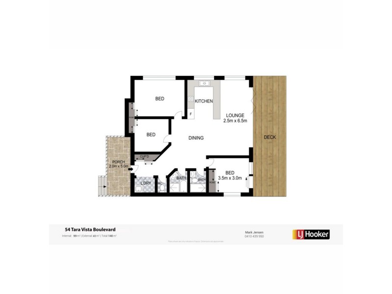 54 Tara Vista Boulevard, Highland Park QLD 4211 Floorplan