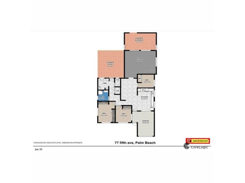 77 Fifth Avenue, Palm Beach QLD 4221 Floorplan