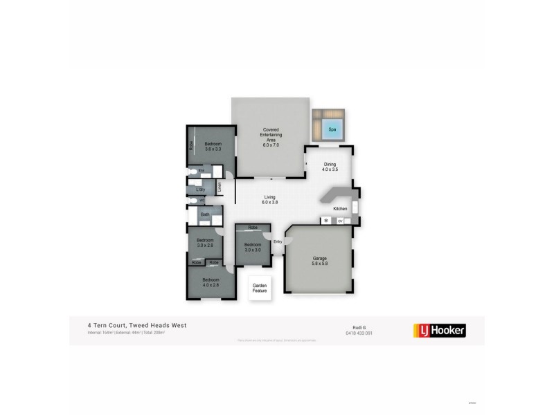 4 Tern Court, Tweed Heads West NSW 2485 Floorplan