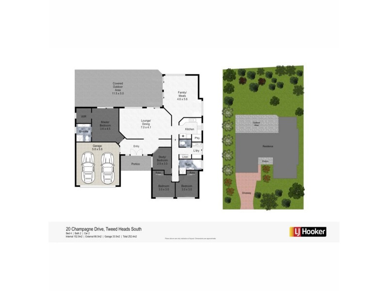 20 Champagne Drive, Tweed Heads South NSW 2486 Floorplan