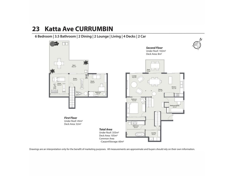 23 Katta Avenue, Currumbin QLD 4223 Floorplan