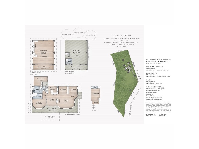 699 Tomewin Mountain Road, Currumbin Valley QLD 4223 Floorplan