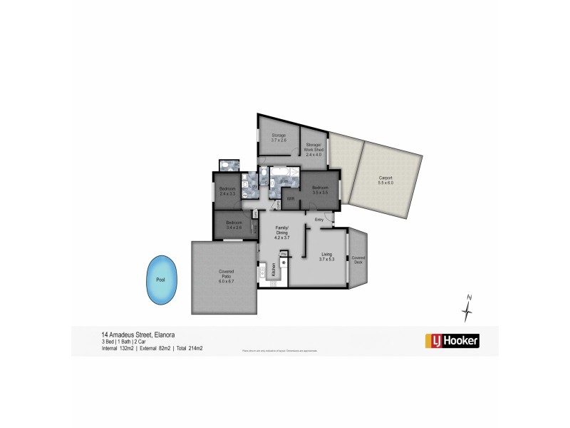 14 Amadeus Street, Elanora QLD 4221 Floorplan