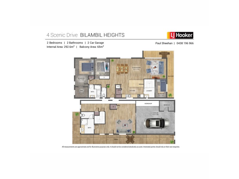 4 Scenic Drive, Bilambil Heights NSW 2486 Floorplan