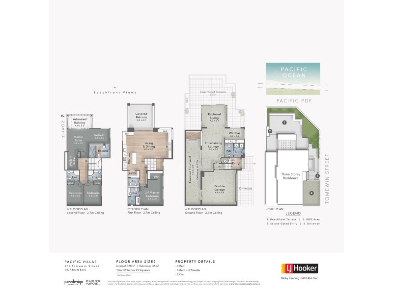 2/1 Tomewin Street, Currumbin QLD 4223 Floorplan
