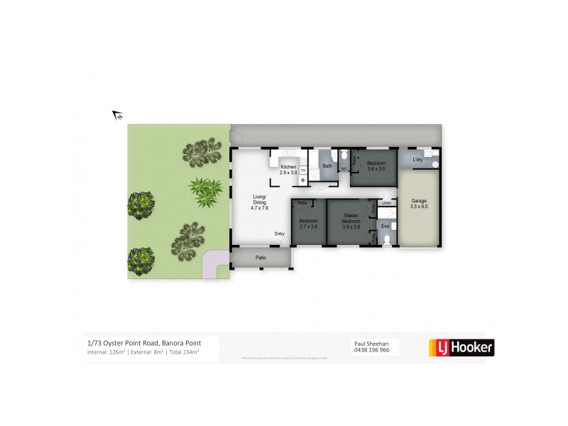 1/73 Oyster Point Road, Banora Point NSW 2486 Floorplan
