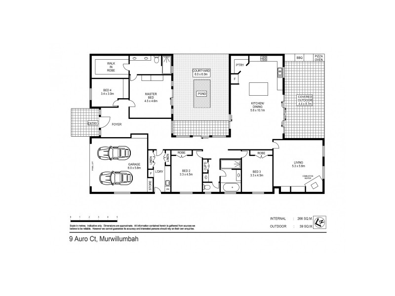 9 Auro Court, Murwillumbah NSW 2484 Floorplan