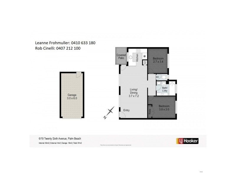 6/19 Twenty Sixth Avenue, Palm Beach QLD 4221 Floorplan