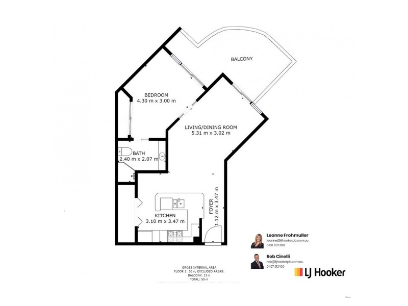 502/1483-1489 Gold Coast Highway, Palm Beach QLD 4221 Floorplan