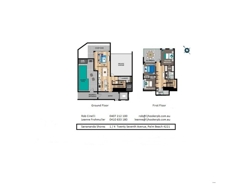1/4 Twenty Seventh Avenue, Palm Beach QLD 4221 Floorplan