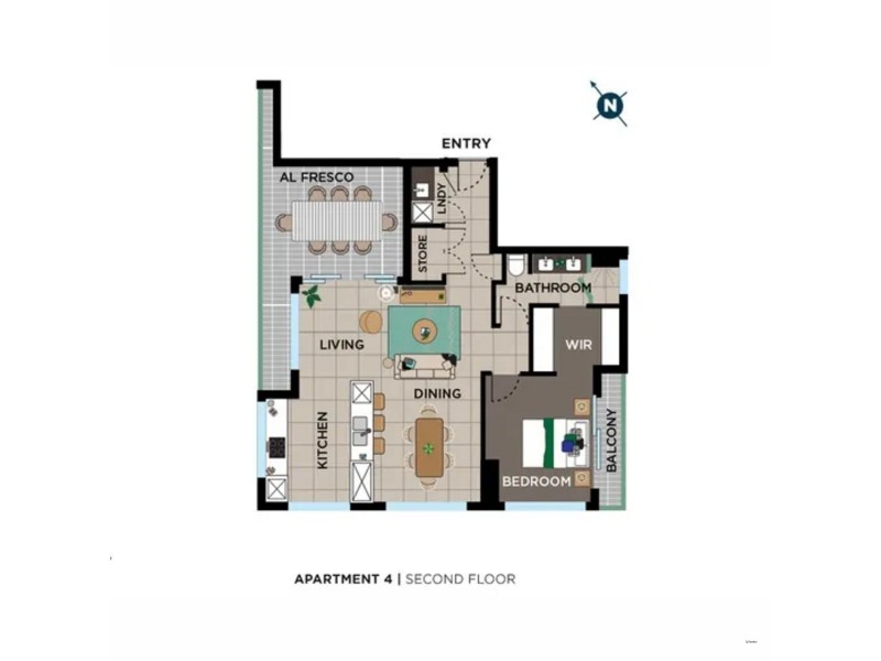 4/4 Twenty Seventh Avenue, Palm Beach QLD 4221 Floorplan