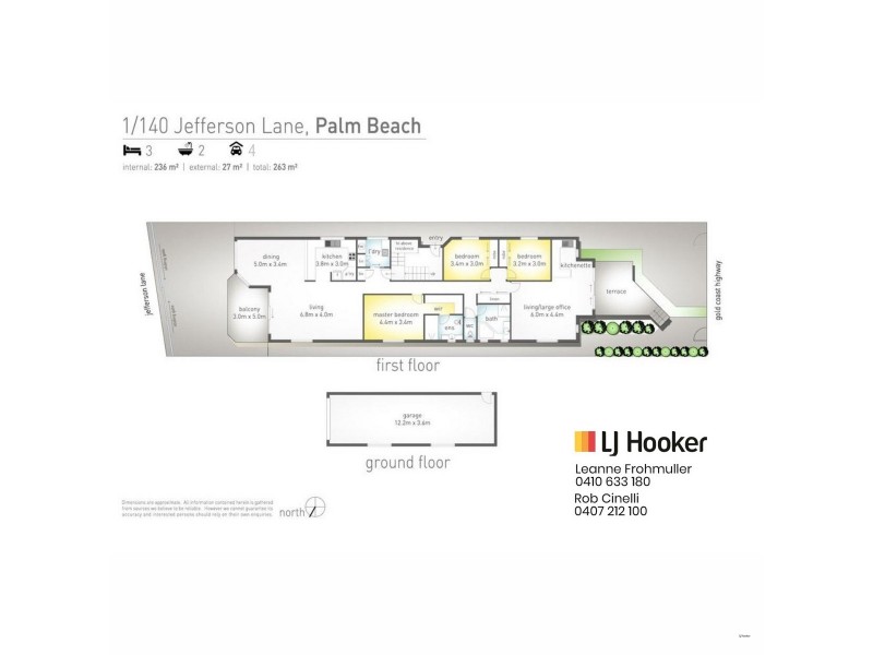 1/140 Jefferson Lane, Palm Beach QLD 4221 Floorplan