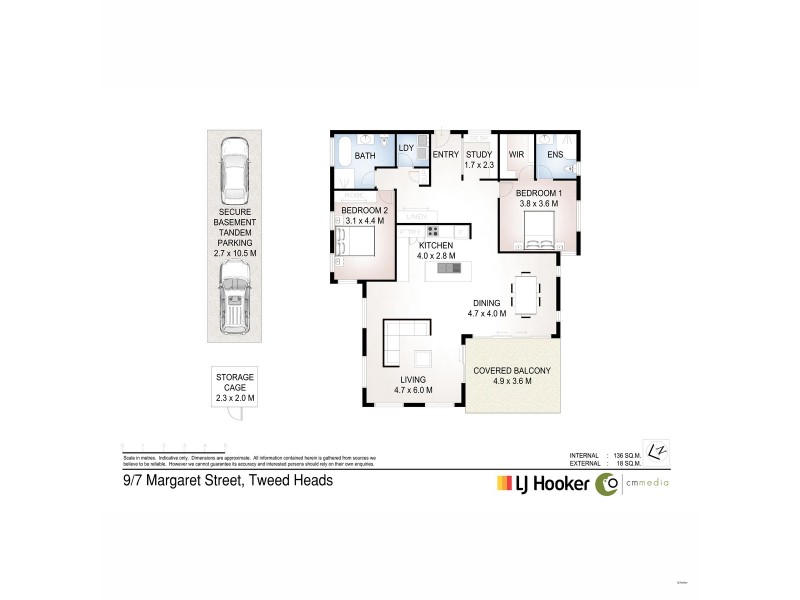9/7 Margaret Street, Tweed Heads NSW 2485 Floorplan