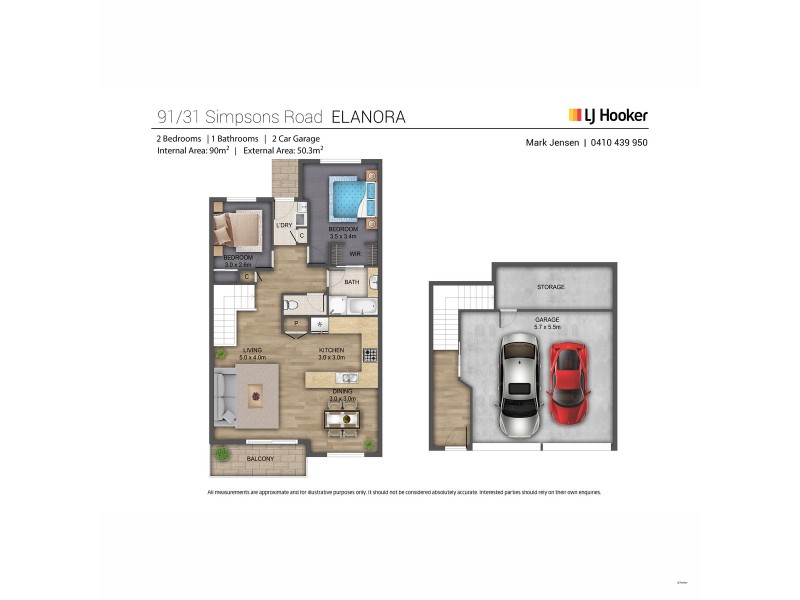 91/31 Simpsons Road, Elanora QLD 4221 Floorplan