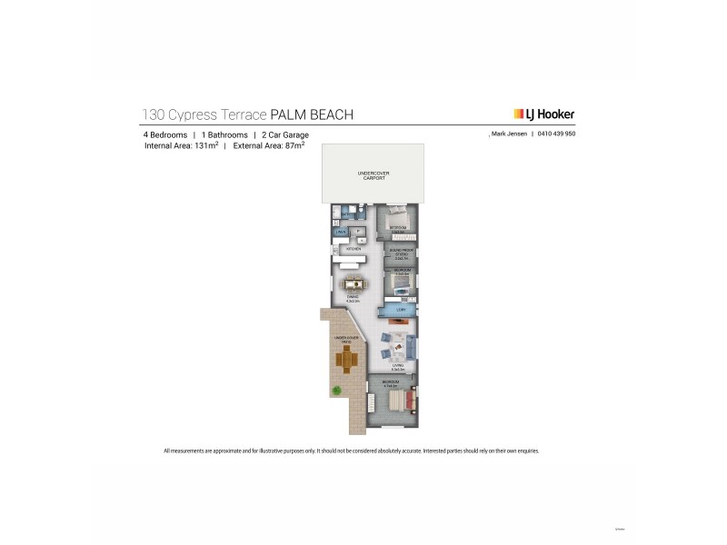 130 Cypress Terrace, Palm Beach QLD 4221 Floorplan