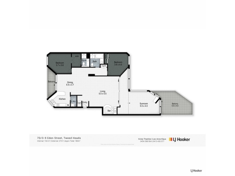 7D/3-9 Eden Street, Tweed Heads NSW 2485 Floorplan