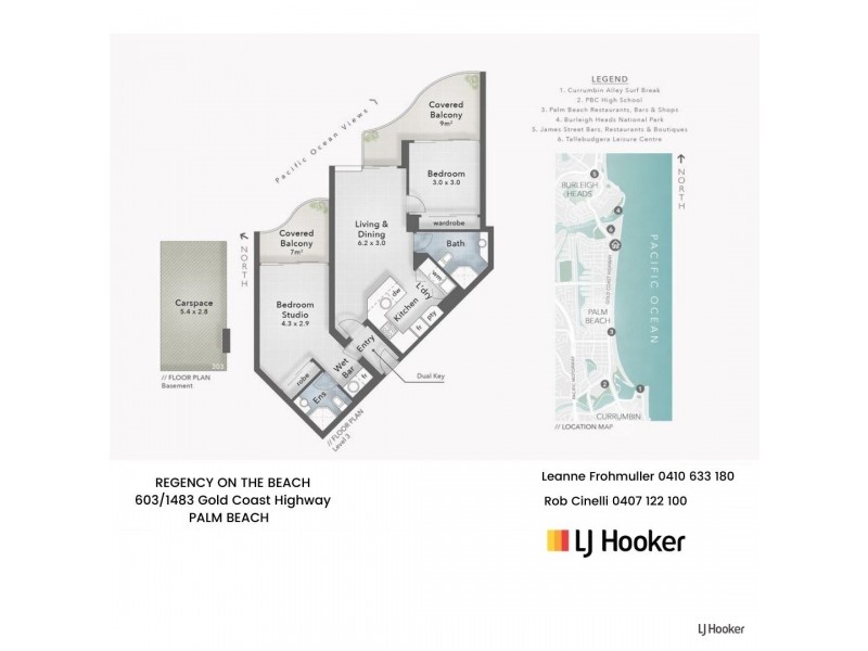 603/1483 Gold Coast Highway, Palm Beach QLD 4221 Floorplan