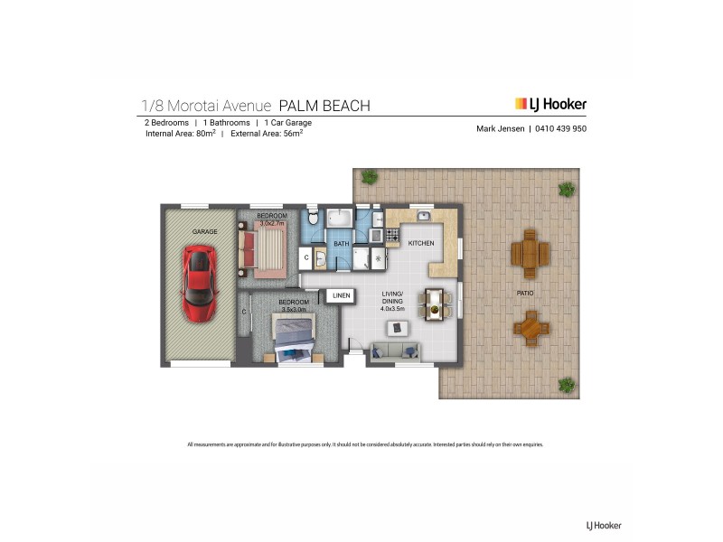 1/8 Morotai Avenue, Palm Beach QLD 4221 Floorplan