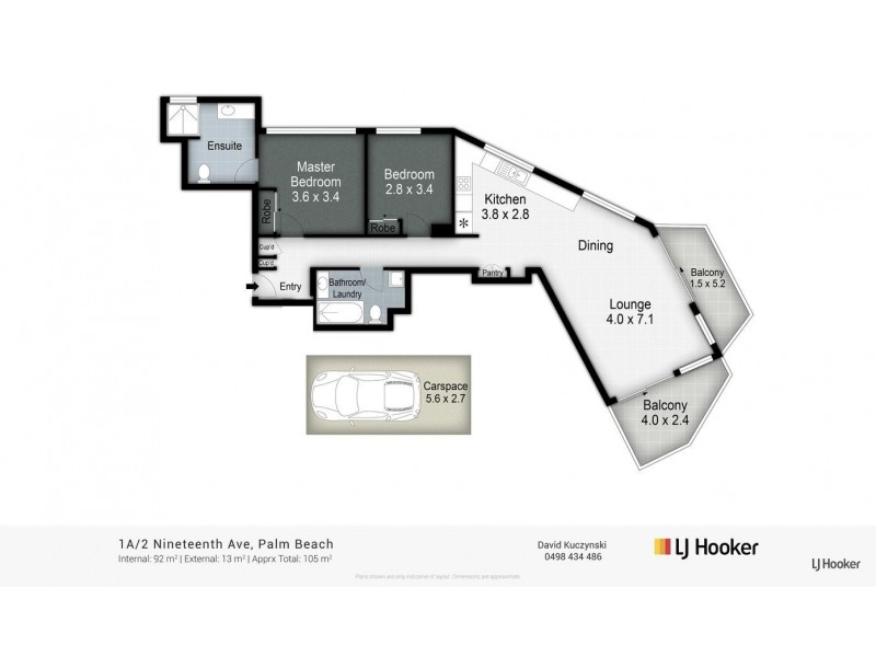 1A/2 Nineteenth Avenue, Palm Beach QLD 4221 Floorplan