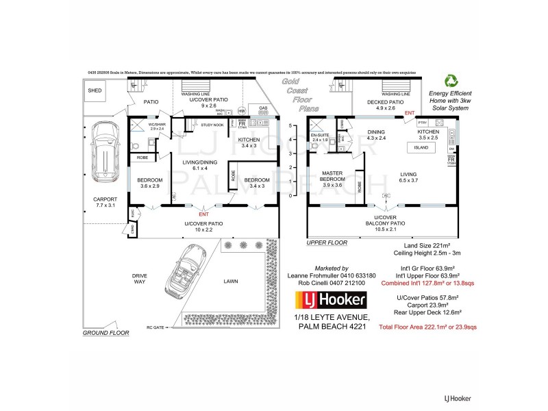 1/18 Leyte Avenue, Palm Beach QLD 4221 Floorplan