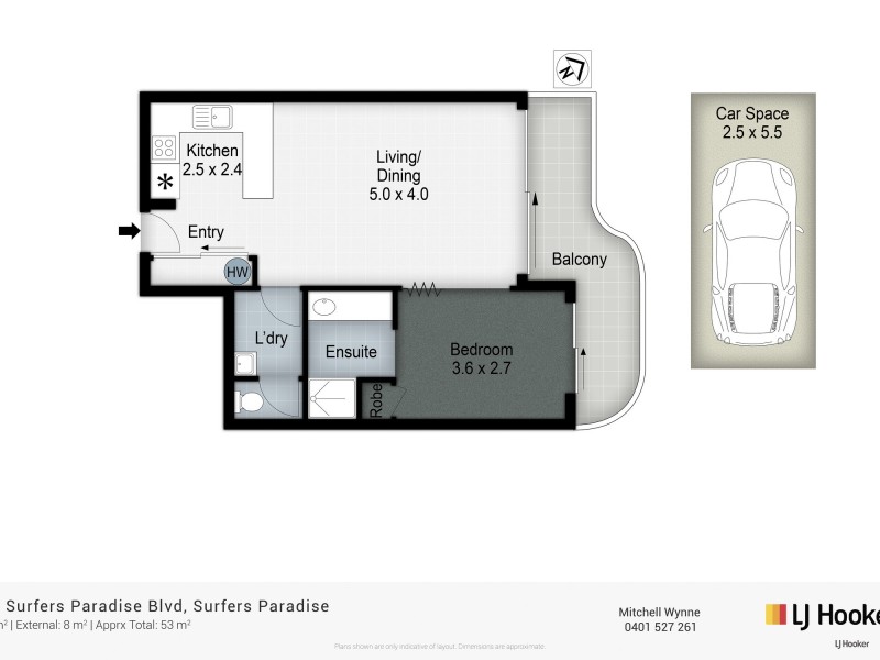 30/2943 Surfers Paradise Boulevard, Surfers Paradise QLD 4217 Floorplan