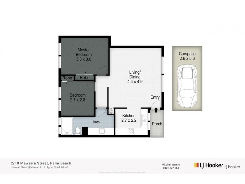 2/18 Mawarra Street, Palm Beach QLD 4221 Floorplan