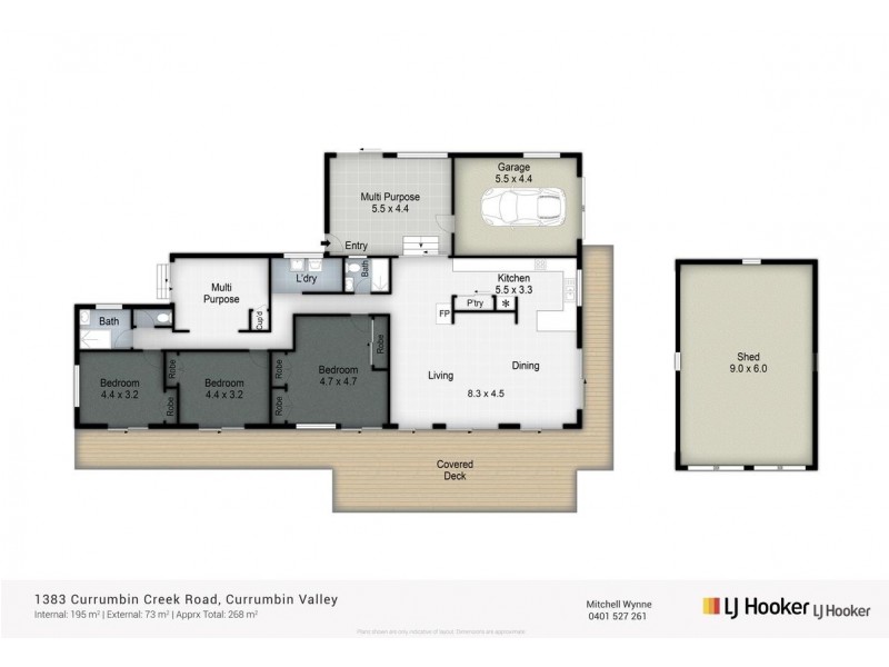 1383 Currumbin Creek Road, Currumbin Valley QLD 4223 Floorplan