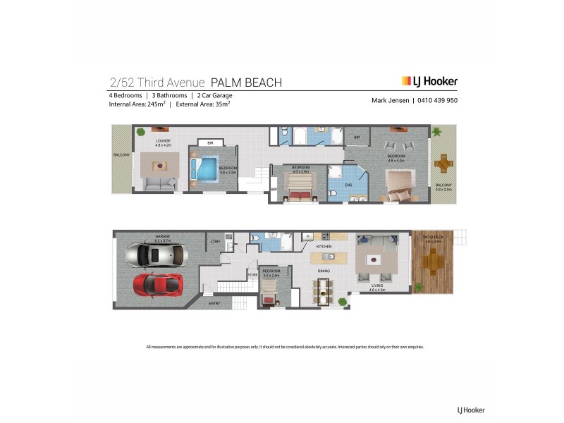 2/52 Third Avenue, Palm Beach QLD 4221 Floorplan
