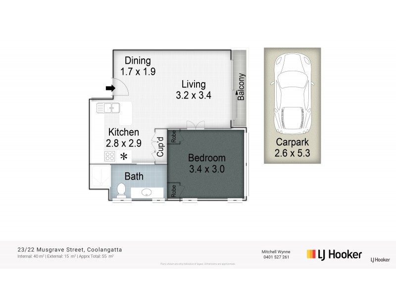 23/22 Musgrave Street, Coolangatta QLD 4225 Floorplan